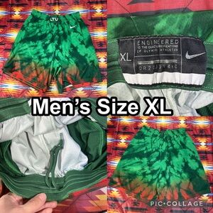 Official Nike LTU Basketball Shorts Men’s XL Tie Dye Adjustable Waist Inseam 8”